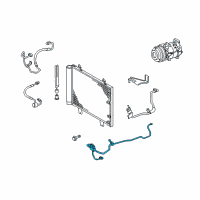 OEM 2008 Lexus IS350 Tube Sub-Assy, Liquid, A Diagram - 88706-53080