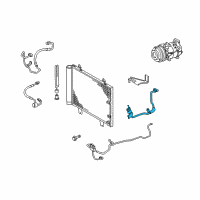 OEM Lexus IS250 Pipe Sub-Assy, Suction Diagram - 88707-53070