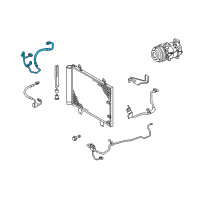 OEM 2011 Lexus IS350 Hose Sub-Assembly, DISCH Diagram - 88703-53091