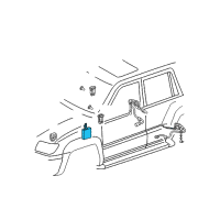 OEM 2004 Toyota 4Runner Control Module Diagram - 89293-35013