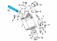 OEM BMW M8 Hose Assy Diagram - 17-51-7-856-176