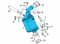 OEM BMW M8 Charge-Air Cooler Diagram - 17-51-7-852-407