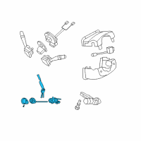 OEM Kia Borrego Ignition Lock Cylinder Diagram - 819002JB00