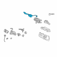 OEM 2012 Acura RL Switch Assembly, Lighting& Diagram - 35255-SJA-A52