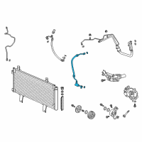 OEM 2019 Honda Accord Hose, Suction Diagram - 80311-TVC-A01