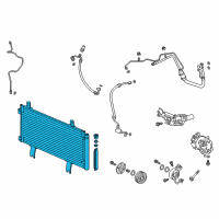 OEM 2019 Honda Accord W-CONDENSER ASSY Diagram - 80100-TVA-A02