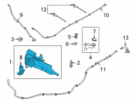 OEM Ford Bronco Sport RESERVOIR - WINDSHIELD WASHER Diagram - M1PZ-17618-A