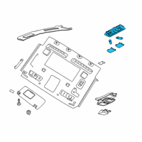 OEM 2018 Nissan Titan Lamp Assembly Spot Diagram - 26460-EZ30A