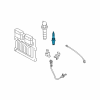 OEM Kia Rondo Spark Plug Assembly Diagram - 2741025000