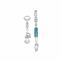 OEM 2002 Hyundai Sonata Spring-Front Diagram - 54650-38102--DS