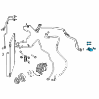 OEM 2019 Ram 1500 Valve-A/C Expansion Diagram - 68197436AA