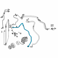 OEM Ram 3500 Line-A/C Discharge Diagram - 68212688AA