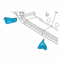 OEM Ram Lamp-License Plate Diagram - 68259697AD