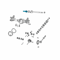 OEM 2003 Dodge Ram 3500 Shaft-Stub Diagram - 5175269AA