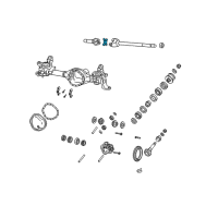 OEM 2007 Dodge Ram 2500 Joint Kit Diagram - 5086665AE