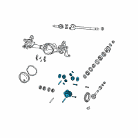 OEM 2010 Dodge Ram 2500 Different-Differential Diagram - 68002461AB