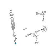 OEM 2015 Toyota Tacoma Spring Bumper Diagram - 48304-AD010