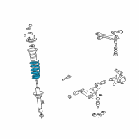 OEM 2010 Toyota Tacoma Coil Spring Diagram - 48131-AD181