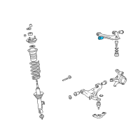 OEM 2010 Toyota Tacoma Bushings Diagram - 48632-04010