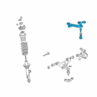 Genuine Toyota Tacoma Upper Control Arm diagram
