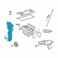 Genuine Toyota Camry Outer Timing Cover diagram