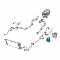 OEM 2019 Jeep Wrangler Auxiliary Coolant Pump Diagram - 68282197AB