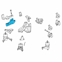 OEM 2013 Toyota Avalon Bracket Diagram - 12313-0P060