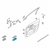 OEM 2019 Kia K900 Window Switch Diagram - 93571J6100