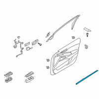 OEM 2020 Kia K900 W/STRIP-Fr Dr Belt I Diagram - 82231J6000