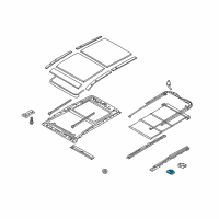 OEM 2014 Hyundai Santa Fe Sport Motor Assembly-PANORAMAROOF(Glass) Diagram - 81631-2W000