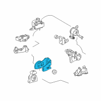 OEM Lexus HS250h Bracket, Engine Mount Diagram - 12311-28301