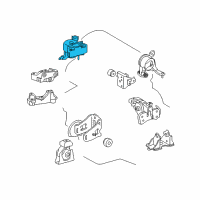 OEM 2012 Lexus HS250h INSULATOR Sub-Assembly Diagram - 12305-28292