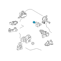 OEM Lexus HS250h Damper, Engine Mounting Diagram - 12351-22060