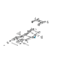 OEM 2003 Cadillac Escalade Shock and Strut Mount Diagram - 12474011