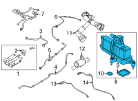 OEM Ford Oil/Air Separator Diagram - HX7Z-6A785-C
