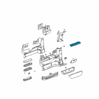 OEM Pontiac Trans Sport Holder-Body Side Front Trim Panel Cup (LH) *Graphite Diagram - 10279285