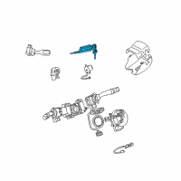 OEM 2011 Toyota FJ Cruiser Cylinder & Keys Diagram - 69057-35250