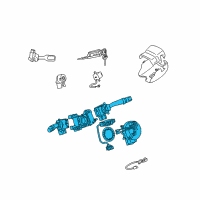 OEM 2009 Toyota FJ Cruiser Combo Switch Diagram - 84310-35B30