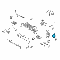 OEM 2015 Lincoln MKT Heater & AC Control Diagram - DE9Z-19980-B