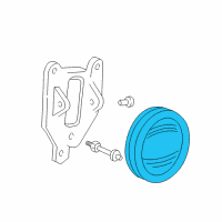 OEM 2002 Lincoln Blackwood Fog Light Diagram - F85Z15200AC