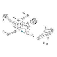 OEM 2015 Lincoln MKC Lower Control Arm Mount Bolt Diagram - -W716312-S442