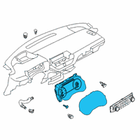 OEM 2020 Nissan Altima Instrument Cluster Diagram - 24810-6CA0B