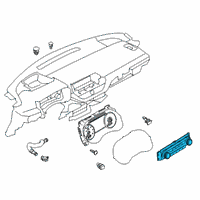 OEM 2022 Nissan Altima Control Assembly Diagram - 27500-6CA4A