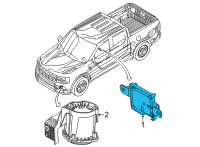 OEM Ford Maverick MODULE Diagram - NZ6Z-14G490-A