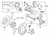 OEM Chevrolet Bolt EUV ABS Sensor Diagram - 42768983