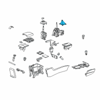 OEM 2011 Honda Accord Boot Assy., Change Lever *NH609L* (UH SILVER) Diagram - 77299-TA0-A01ZA