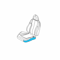 OEM Jeep Front Seat Cushion Diagram - 5142748AA