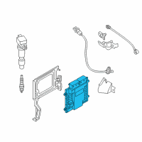 OEM Hyundai Sonata Engine Control Module Unit Diagram - 39111-2GTE2