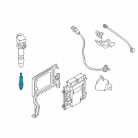 OEM 2015 Hyundai Sonata Plug Assembly-Spark Diagram - 18849-09075