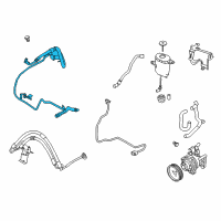 OEM 2010 BMW 550i Return Pipe Diagram - 32-41-6-776-431